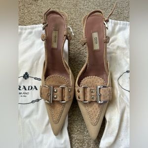 Prada slingback heels